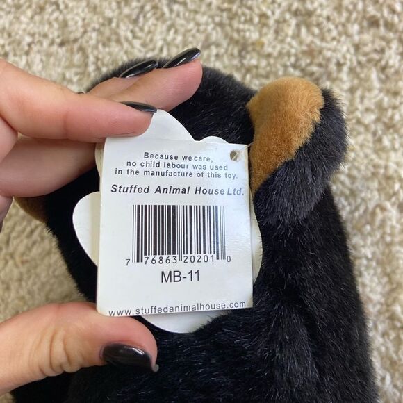 NWT Vtg Jasper Plush Bear 9” Molasses Maplefoot Bears Stuffed Animal House Canad - Picture 3 of 7